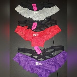 3 Pairs Womens Small Panties Sofishie
